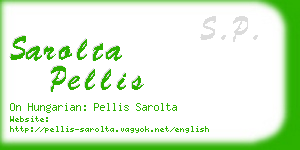 sarolta pellis business card